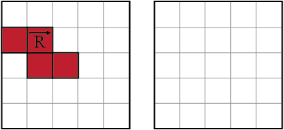 Grid containing a Z block