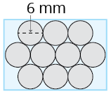 Box of 10 syringes of diameter 6 mm